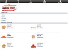 Tablet Screenshot of indiansweets.co.nz